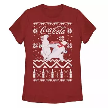 Детский свитер Coca-Cola Ugly, футболка с рисунком белого медведя Licensed Character