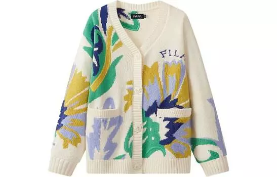 Детский свитер ФИЛА FILA, цвет Allover Print