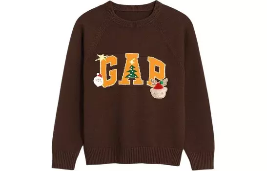 Детский свитер Gap, темно-коичневый