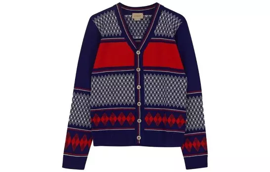 Детский свитер Gucci, красный/синий