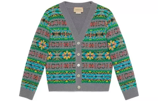 Детский свитер Gucci, серый
