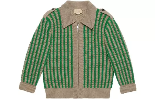 Детский свитер Gucci, зеленый