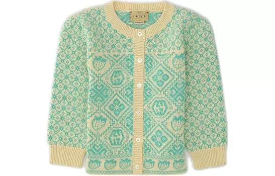 Детский свитер Gucci, зеленый