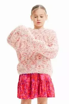 Детский свитер из смесовой шерсти Desigual, мультиколор