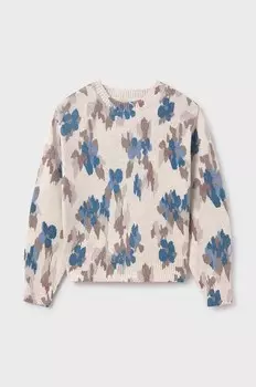 Детский свитер из смесовой шерсти Mayoral, синий