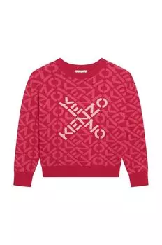 Детский свитер Kenzo Kids, розовый