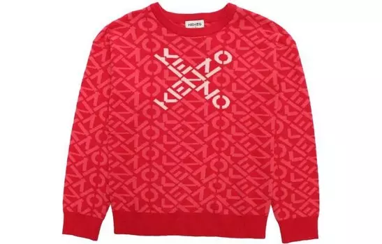 Детский свитер Kenzo, красный