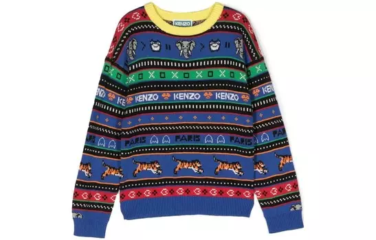 Детский свитер Kenzo, синий