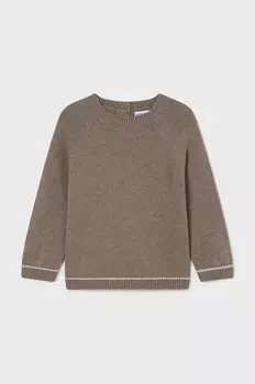 Детский свитер Mayoral из смесовой шерсти, бежевый