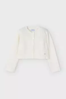 Детский свитер Mayoral из смесовой шерсти, бежевый