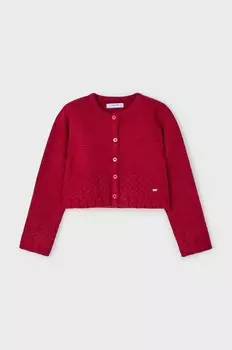 Детский свитер Mayoral из смесовой шерсти, красный