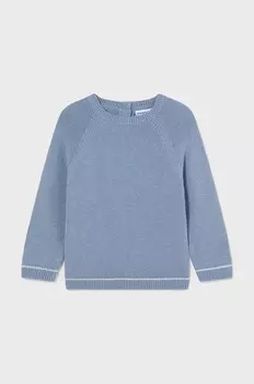 Детский свитер Mayoral из смесовой шерсти, синий