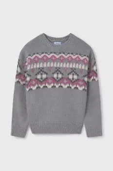 Детский свитер Mayoral, серый