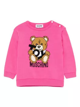 Детский свитер Moschino Teddy Bear Moschino Kids, розовый