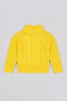 Детский свитер на молнии Zippy, желтый