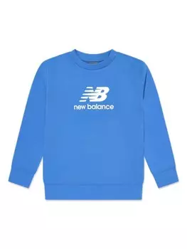 Детский свитер New Balance с начесом и логотипом New Balance Kids, синий