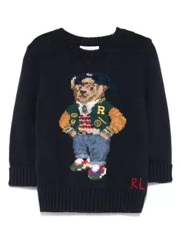 Детский свитер Polo Bear от Ralph Lauren Ralph Lauren Kids, синий