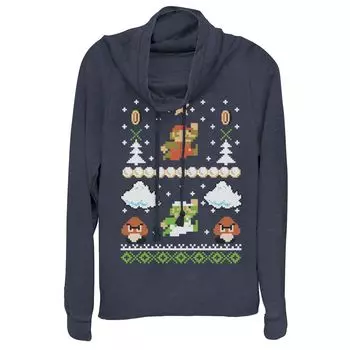 Детский свитер с капюшоном Nintendo Super Mario Goomba Ugly Christmas Sweater Licensed Character