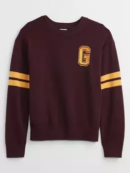 Детский свитер с логотипом Gap, фиолетовый