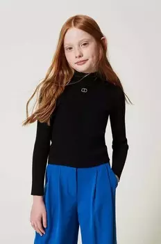 Детский свитер Twinset, черный