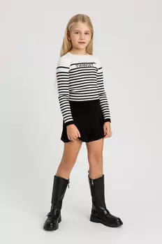 Детский свитер Twinset из смесовой шерсти, белый