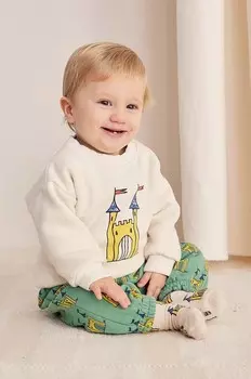 Детский свитшот Bobo Choses Faraway Castle, бежевый