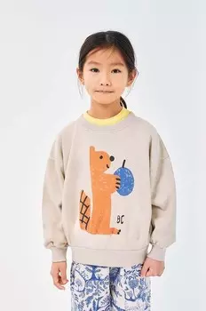 Детский свитшот Hungry Squirrel Bobo Choses, бежевый
