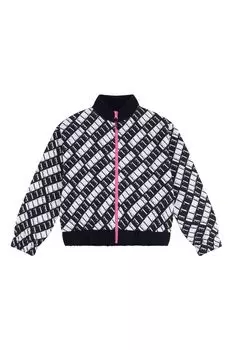 Детский свитшот на молнии для девочек Elle, черный