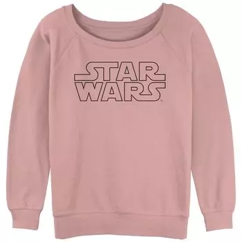 Свитшот с напуском и графическим рисунком «Star Wars» Licensed Character, розовый