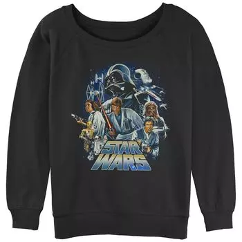 Свитшот с напуском и рисунком «Star Wars Classics» Licensed Character, черный