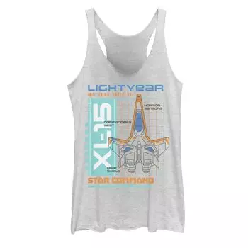 Детский танк Disney/Pixar Lightyear XL-15 Star Command с гоночной спиной Licensed Character