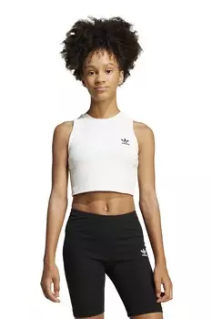 Детский топ Adidas Originals, белый