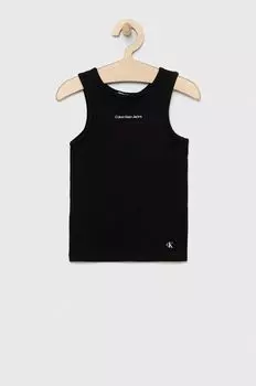 Детский топ Calvin Klein Jeans, черный