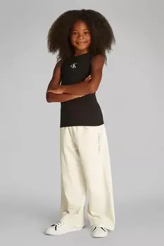 Детский топ Calvin Klein Jeans, черный