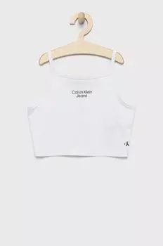 Детский топ Calvin Klein Jeans IG0IG01467.PPYY, белый