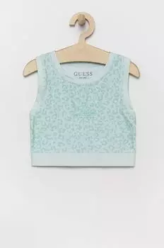 Детский топ Guess, бирюзовый