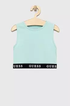 Детский топ Guess, бирюзовый