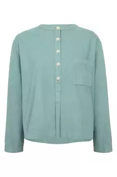 Детский топ хенли из вельвета Celtic & Co., зеленый