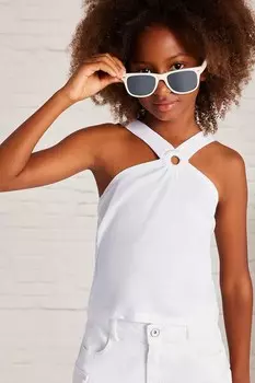 Детский топ Mayoral, белый