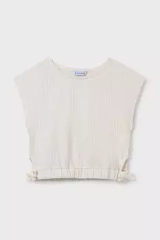 Детский топ Mayoral, бежевый