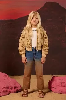 Детский топ Pinko, бежевый