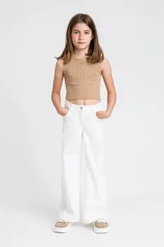 Детский топ Twinset, бежевый