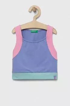 Детский топ United Colors of Benetton, фиолетовый