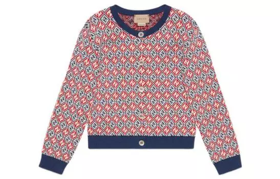 Детский кардиган Gucci, синий/красный