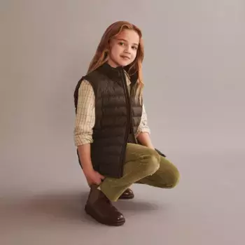 Детский утепленный жилет Verhunt, зеленый