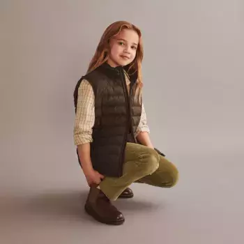 Детский ватный жилет Verhunt, зеленый