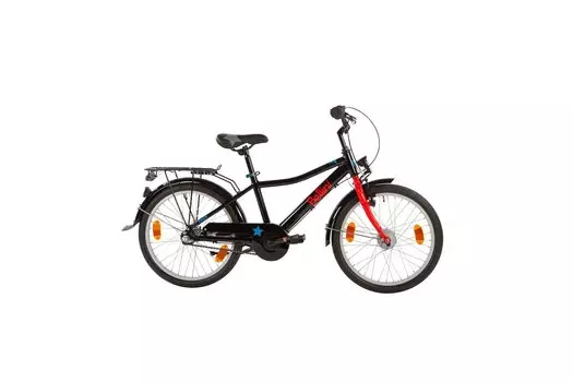 Детский велосипед Bellini Paul 3 - 20 дюймов - Diamant - 2024, цвет Schwarz|BlackNeonred