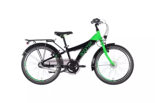 Детский велосипед Boomer CHAMP 3 - 20 дюймов - Y-Form - Aktion, цвет Schwarz|blackneongreen