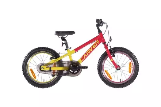 Детский велосипед Carver Strict 16 Girl - 16 дюймов - Diamant - Aktion, цвет Gelb|yellowcherryanthracite