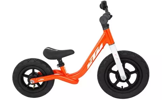 Детский велосипед KTM Wild Buddy 10 - 10 дюймов - 2023, цвет Orange|fire orange (white)